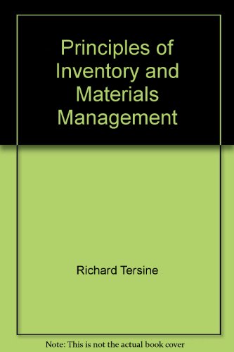 Principles of Inventory and Materials Management