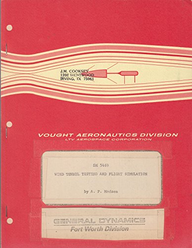 Wind Tunnel Testing and Flight Simulation (SM 5469)