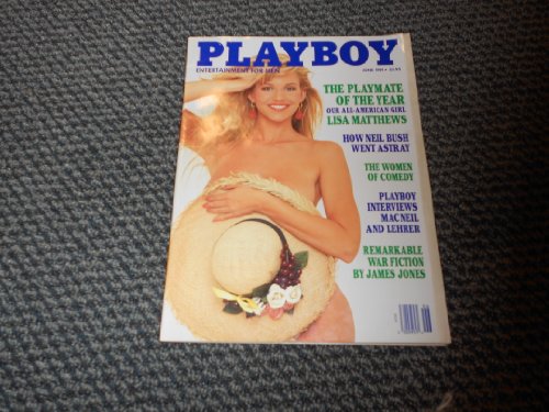 Playboy June 1991 Lisa Matthews on Cover (nude inside), MacNeil and Lehrer Interview, James Jones Fiction, 20 Questions - John Milius, David Robinson/San Antonio Spurs Profile