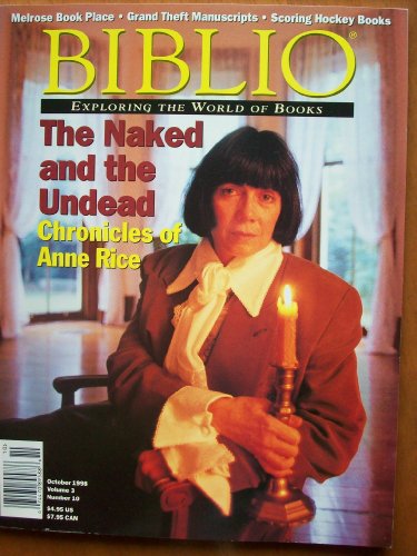 Biblio October 1998. Anne Rice Article