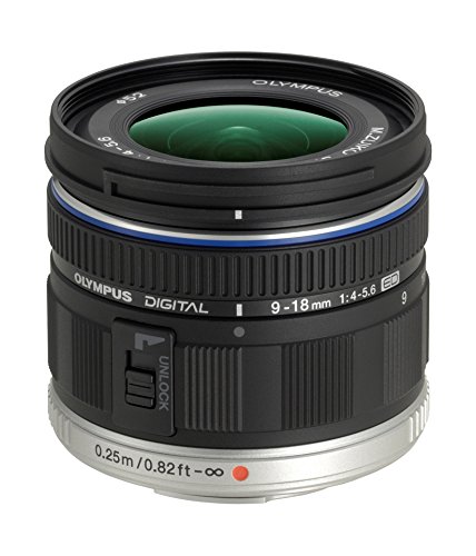 Olympus Objectif M. Zuiko Digital ED 9-18 mm f4-5.6 Noir