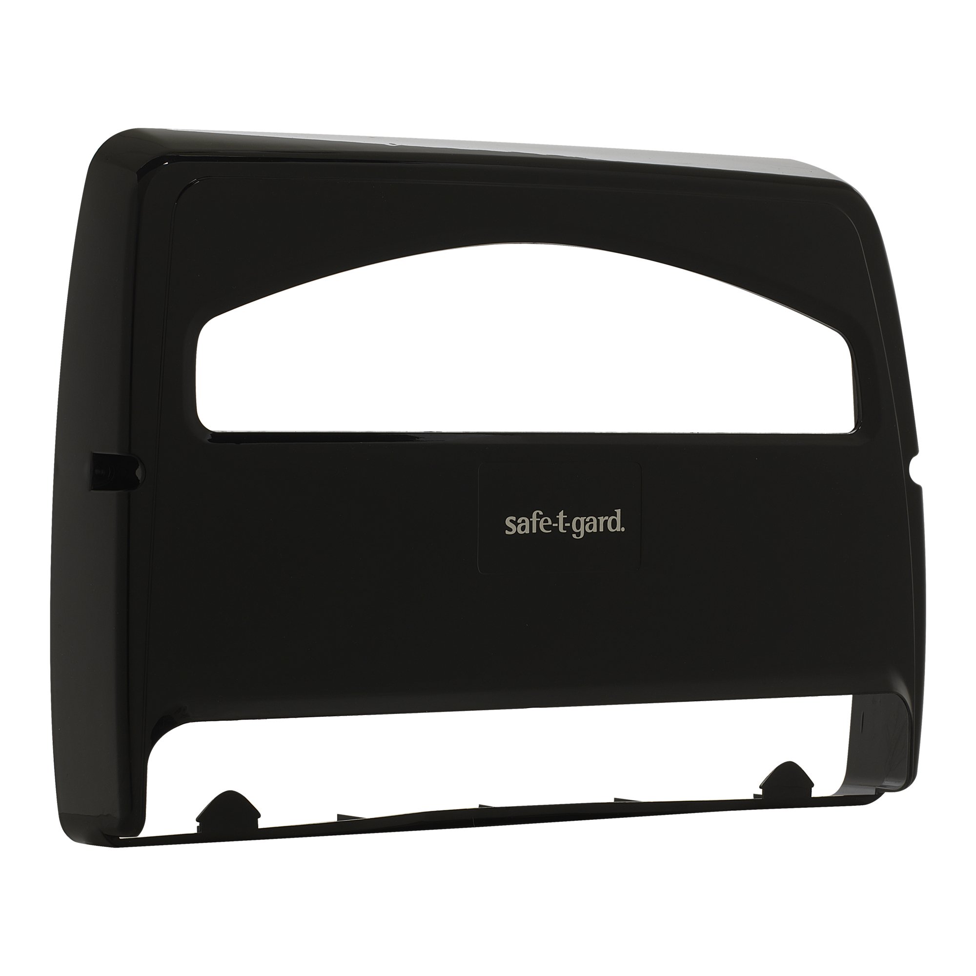 Book Cover Safe-T-Gard 1/2 Fold Toilet Seat Cover Dispenser by GP PRO (Georgia-Pacific); Black; 57748; 16.375