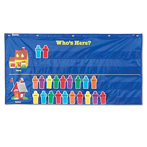 Learning Resources Helping Hands Pocket Chart, Classroom Organization, Teacher Accessories, 30 Cards, Ages 5+