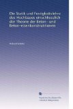 Die Statik und Festigkeitslehre des Hochbaues einschliesslich der Theorie der Beton- und Beton-eisenkonstruktionen (German Edition)