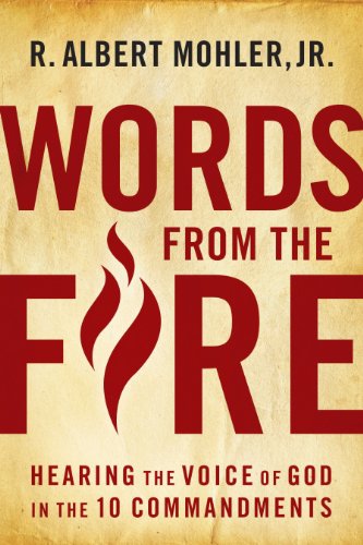 Book Cover Words From the Fire: Hearing the Voice of God in the 10 Commandments