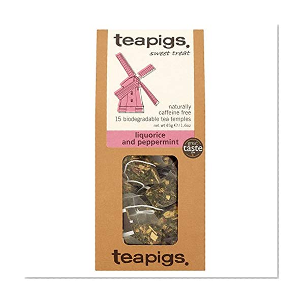 Teapigs Thé Réglisse et Menthe Poivrée 15 Sachets 100 g