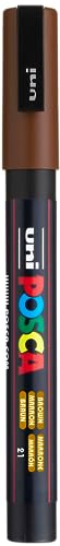 Uni-Ball Marqueur peinture Posca PC-3M, marron