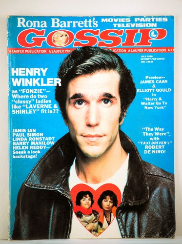 Rona Barrett's Gossip Magazine - July 1976 - Henry Winkler as Fonzie Cover (Volume 4)