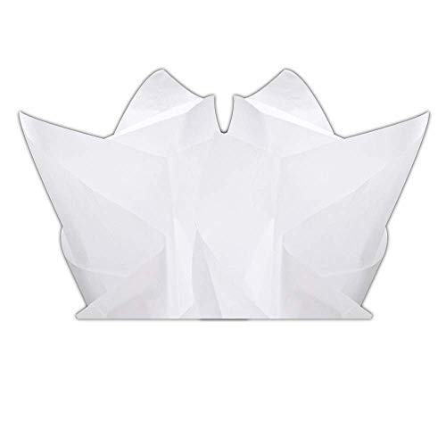 Book Cover Basic Solid White Bulk Tissue Paper 15