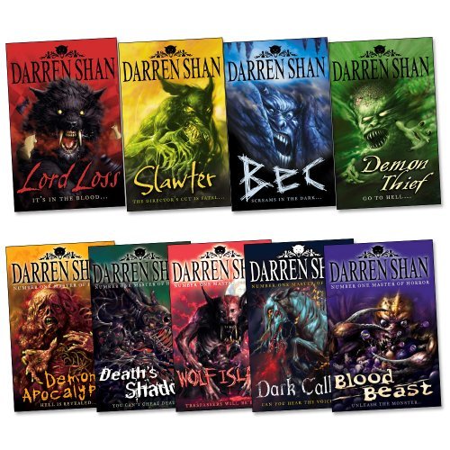 Darren Shans Demonata Pack, 9 books, RRP Â£62.91 (Bec, Blood Beast, Dark Calling, Deaths Shadow, Demon Apocalypse, Demon Thief, Lord Loss, Slawter, Wolf Island). (Demonata)