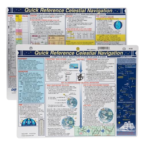 Davis Instruments Celestial Navigation Quick Reference Card