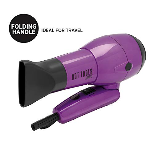 Hot Tools Ionic Travel Dryer with Folding Handle and Dual Voltage 1875 Watts Model No. HT1044