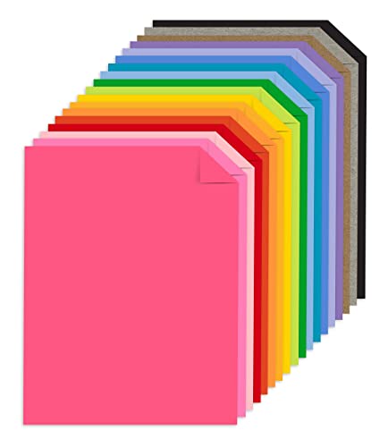 Neenah Astrodesigns Cardstock Pack 8.5"X11" 72/Pkg - 18 Bold & Vivid Colors
