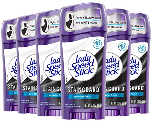 Book Cover Lady Speed Stick Antiperspirant Deodorant, Stainguard, Daringly Fresh - 2.3 oz (6 Pack)