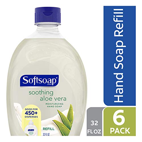 Softsoap Liquid Hand Soap Refill, Soothing Aloe Vera - 32 fluid ounces (6 Pack)