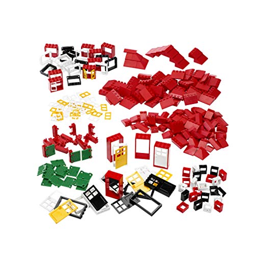Book Cover LEGO Education Doors, Windows, & Roof Tiles Accessory Toy Set 9386 for Boys & Girls Ages 4 & Up (278Piece)