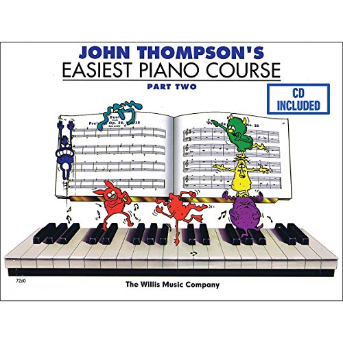 Willis Music John Thompson's Easiest Piano Course Part 2 Book/CD