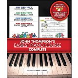 Willis Music John Thompson's Easiest Piano Course Complete boxed Set (Books 1 - 4 with CD's)