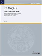 Musique du Cour Flute, violin and orchestra, piano reduction
