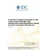 AmberPoint (Acquired by Oracle) Private Vendor Watchlist Profile: SOA Management Vendor Repositions Around Business Transaction Management