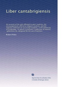 Liber cantabrigiensis: An ac...