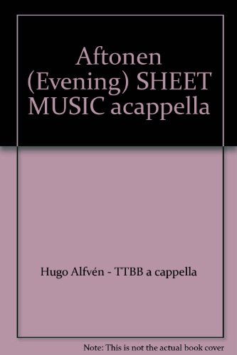 Aftonen (Evening) SHEET MUSIC acappella