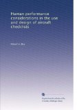 Human performance considerations in the use and design of aircraft checklists