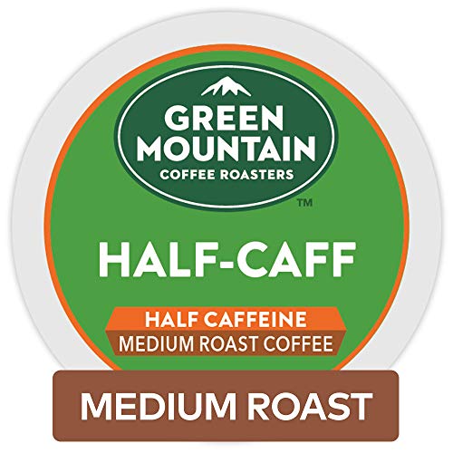 Green Mountain Coffee Roasters Half-Caff, Single Serve Coffee K-Cup Pod, Medium Roast, 24