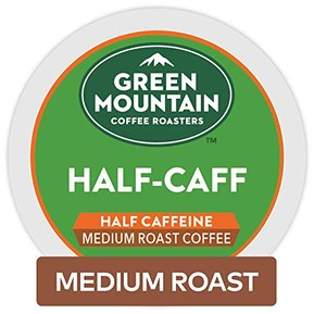 Green Mountain Coffee Roasters Half-Caff, Single Serve Coffee K-Cup Pod, Medium Roast, 24