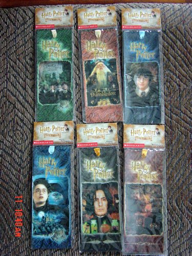 Harry Potter Complete set of 6 Lenticular 3D Bookmarks