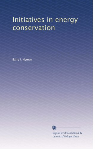 Initiatives in energy conservation