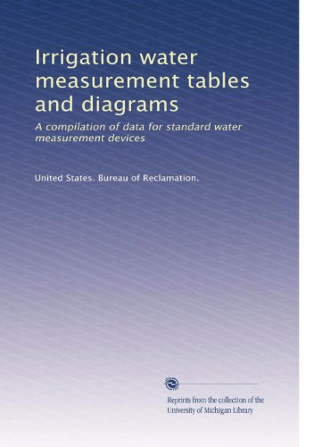 Irrigation water measurement tables and diagrams: A compilation of data for standard water measurement devices