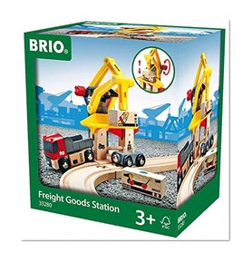 BRIO World  - 33280 - GRUE DE CHARGEMENT DE MARCHANDISES