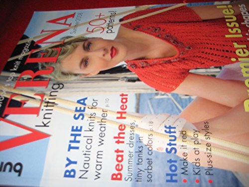 burda VERENA KNITTING Europe's Top Knit Magazine Summer 2008 (50+ patterns, Nautical knits, Plus-size styles, Premier Issue, New Yarns, Chic shapes)