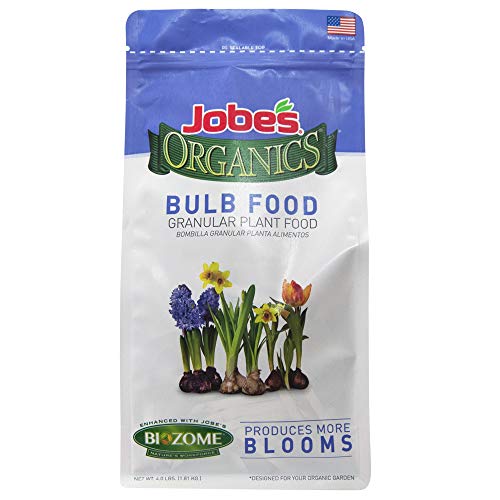 Jobe’s Organics 09626, Granular Fertilizer, For Bulbs, 4lbs, Brown