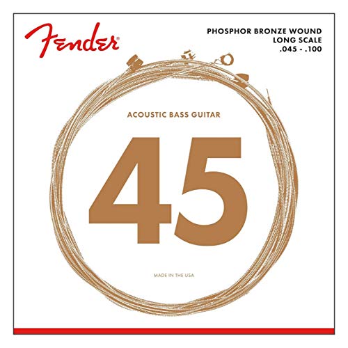 Fender 8060 Phosphor Bronze Acoustic Bass Strings - Long Scale