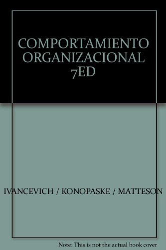 COMPORTAMIENTO ORGANIZACIONAL 7ED