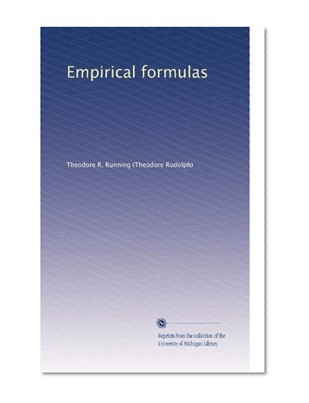 Empirical formulas (Volume 3)