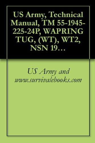 US Army, Technical Manual, TM 55-1945-225-24P, WAPRING TUG, (WT), WT2, NSN 1925-01-502-8772, 1980