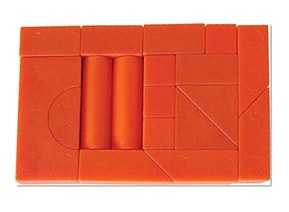 Asmodee - FOXGEOBLOCKSN - Jeux de construction - Géoblocks - 18 Pièces