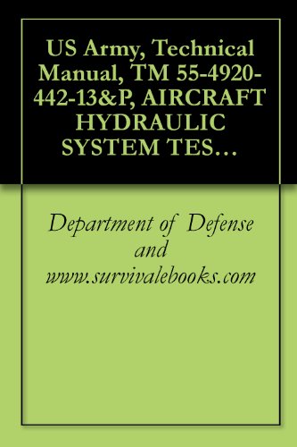 US Army, Technical Manual, TM 55-4920-442-13&P, AIRCRAFT HYDRAULIC SYSTEM TEST STAND, TRAILER MOUNTED TYPE MK-1 P/N 56578-7450, MODEL NUMBER D7450, (NSN 4920-01-070-0871),