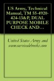 US Army, Technical Manual, TM 55-4920-424-13&P, DUAL PURPOSE MOBILE CHECK AND ADJUSTMENT/GENERATOR STAND FOR T62T-2A T62T-2A1 AUXILIARY POWER UNITS, PART NO. 45977-100, (NSN 4920-00-176-9236),