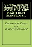 US Army, Technical Manual, TM 55-4920-431-23P, AUXILIARY POWER UNIT ELECTRONIC SEQUENCE UNIT MULTI-P TEST SET, PART NO. 161226-200, (NSN 4920-01-121-0605),