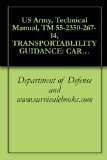 US Army, Technical Manual, TM 55-2350-267-14, TRANSPORTABLILITY GUIDANCE: CARRIER, CARGO, FULL TRACKED: 7-TON AMMUNITION, M992, (NSN 2350-01-110-4660), ... ARTILLERY AMMUNIT SUPPORT VECHILE, (FAASV),