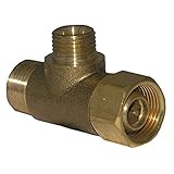 Lasco 06-9101 Angle Stop Add-a-tee, 3/8" X 3/8" X 1/4"