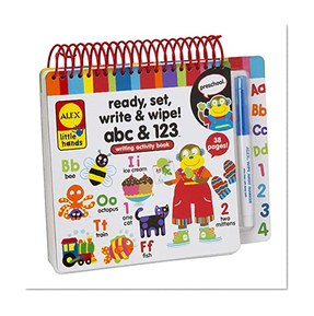 ALEX Toys Little Hands Ready Set Write and Wipe! ABC and 123