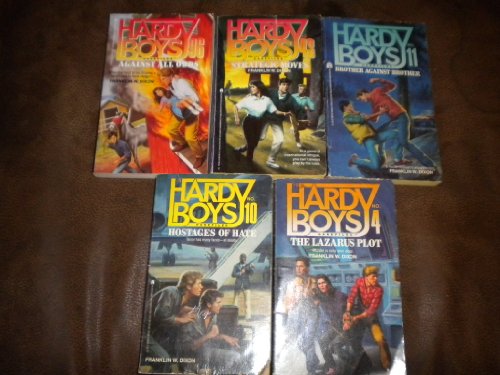 Set 5 ~ The Lazarus Plot, Hostages of Hate, Brother against Brother, Strategic Moves, Against all Odds (The Hardy Boys Casefiles)