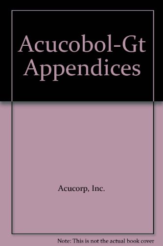 Acucobol-Gt Appendices