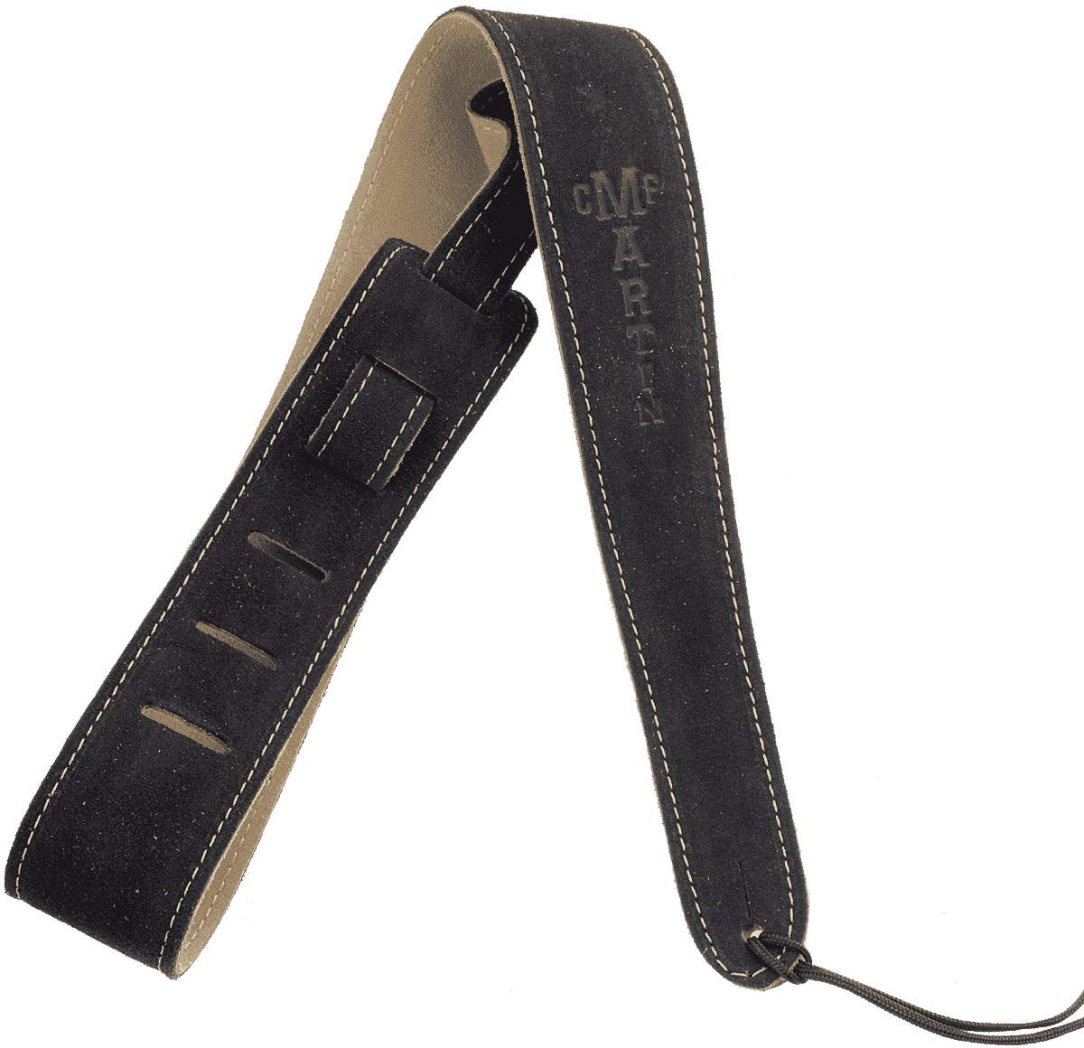 Martin 18A0017 2.5-inch Suede Guitar Strap - Brown Single