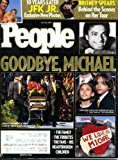 People July 20 2009 Micheal Jackson Funeral on Cover, JFK Jr Ten Years Later, Britney Spears, Tiger Woods Inteview, Steve McNair Killing